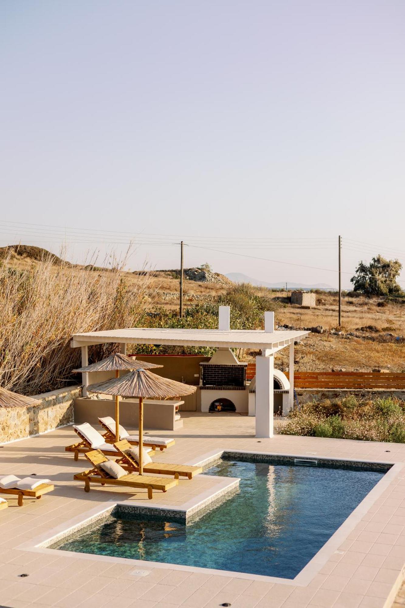 Villa Finest -Seaside Villa With Private Swimming Pool- Mikri Vigla Bagian luar foto