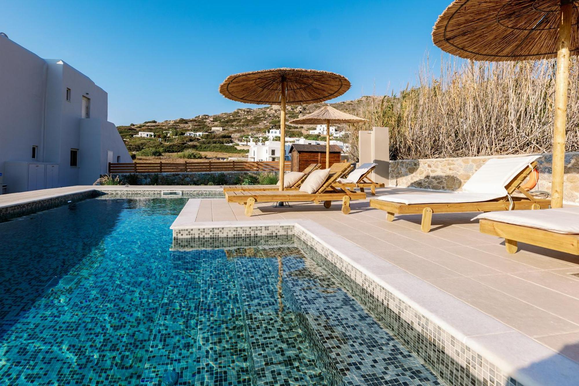 Villa Finest -Seaside Villa With Private Swimming Pool- Mikri Vigla Bagian luar foto
